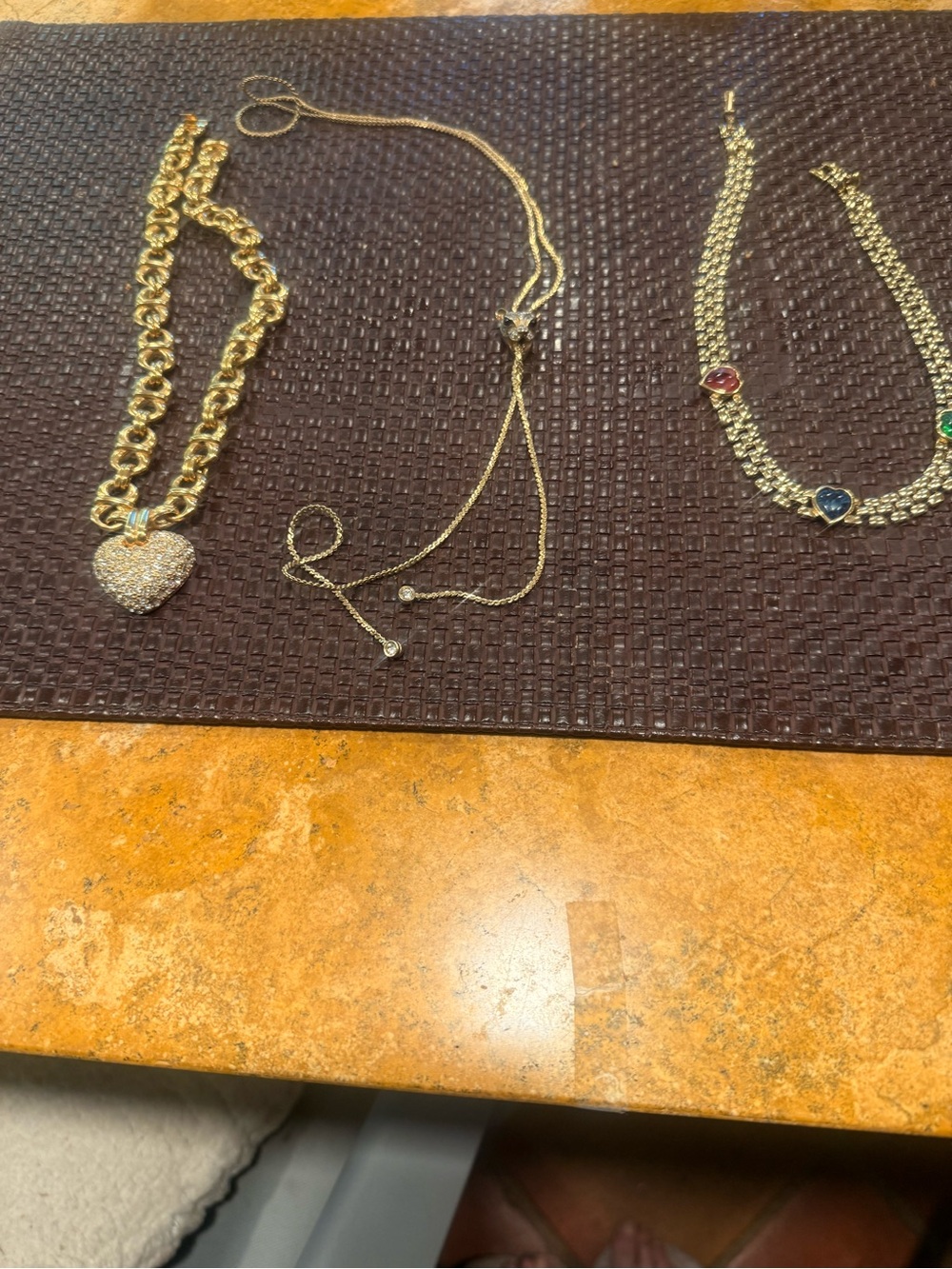 3 pieces of exquisite costume jeweler